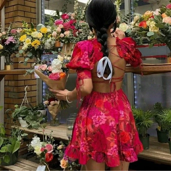 For Love and Lemons Alia Mini Dress - Picture 2 of 11